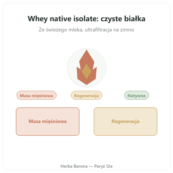 Whey Białko Natywne Izolat – Dynveo – 1 kg prezentacja Paris Herba Barona