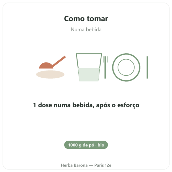 Whey Proteína Bio ORGANIC 1000g - Proteína bio modo de uso e dosagem Paris Herba Barona