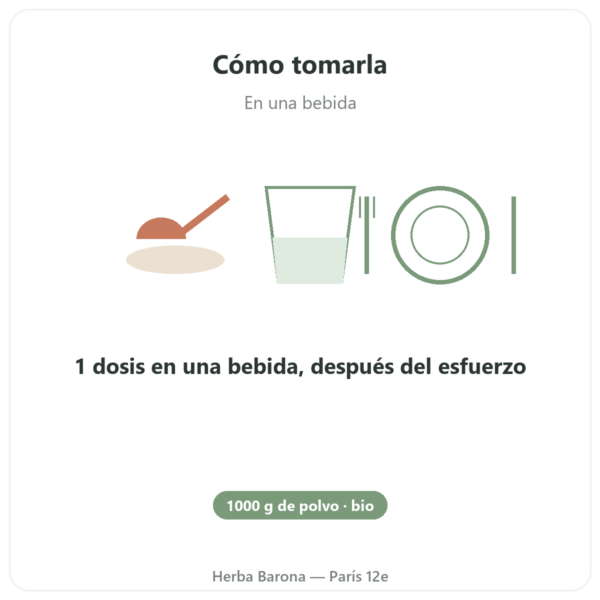 Whey Proteína Bio ORGANIC – 1000 g modo de empleo y dosis Paris Herba Barona