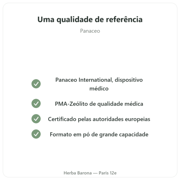 Zeólito Panacéo MED Darm-Repair Pó — 400 g qualidade Paris Herba Barona