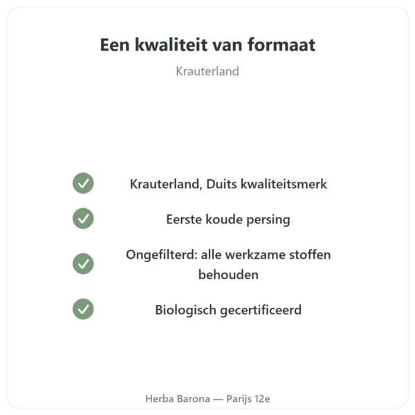 Zwarte komijnolie bio 250 ml – Krauterland kwaliteit Paris Herba Barona