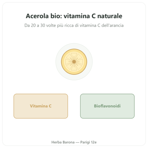 Acerola Bio – Novoma – 30 compresse presentazione Paris Herba Barona