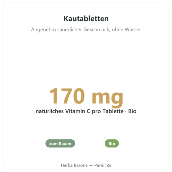 Acerola Bio Kautabletten – Novoma – 30 Stück Vorteile und Fakten Paris Herba Barona