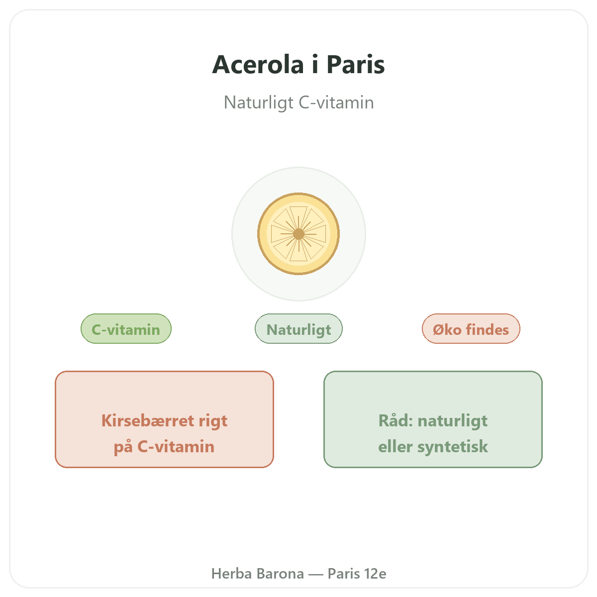 Acerola Paris - præsentation af mærket hos Herba Barona Paris 12