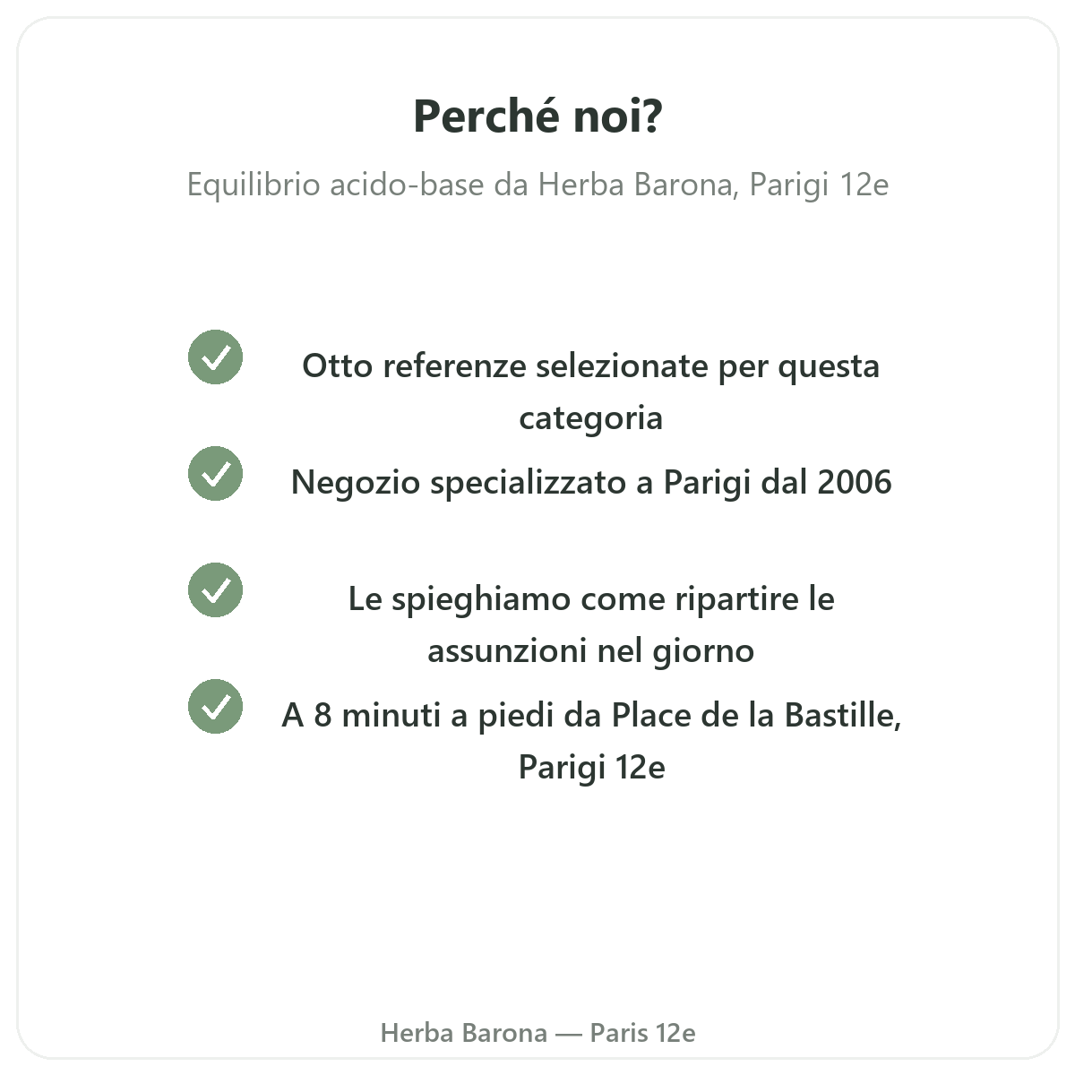 Perché acquistare Equilibrio acido-base a Parigi da Herba Barona Parigi 12e