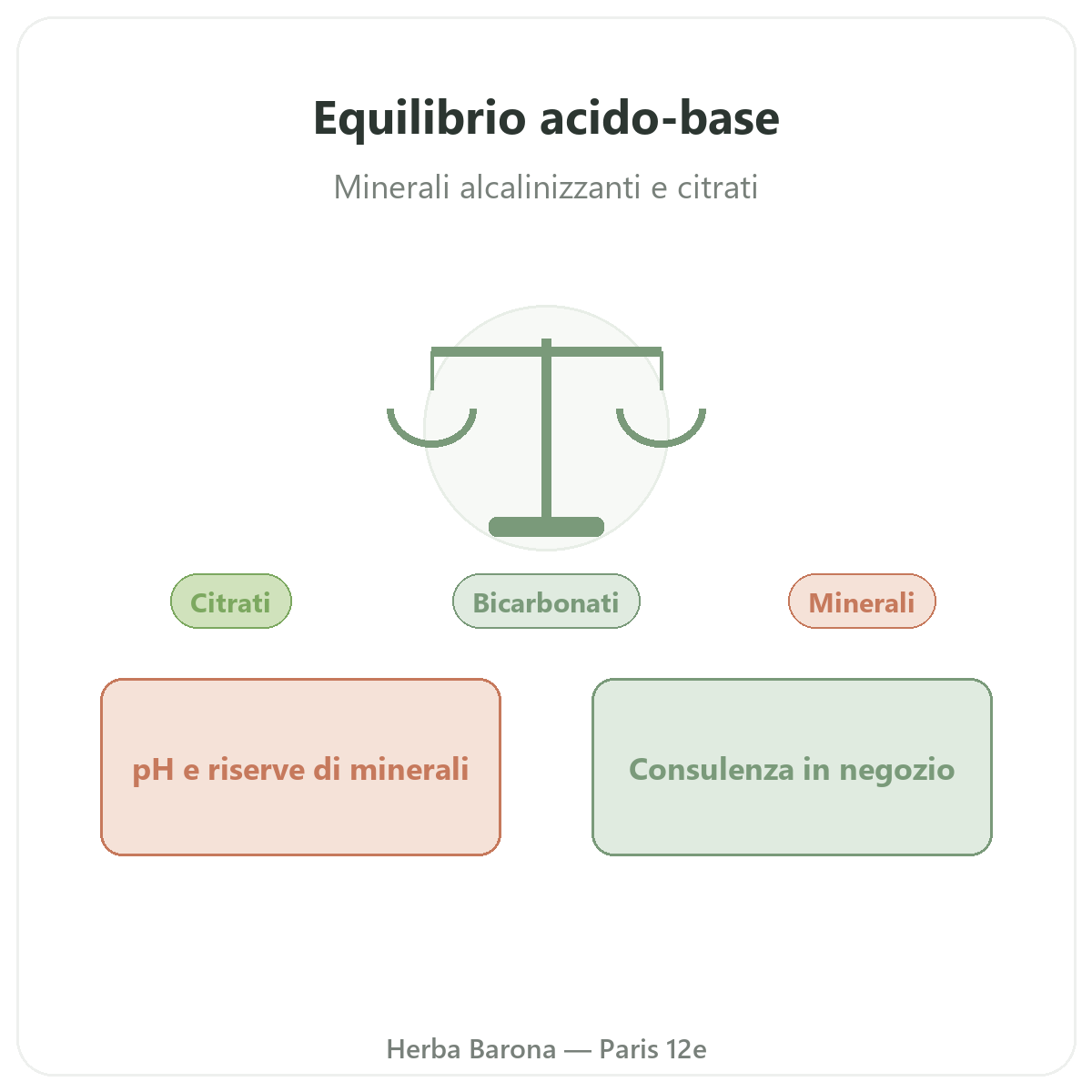 Equilibrio acido-base a Parigi - da Herba Barona Parigi 12e