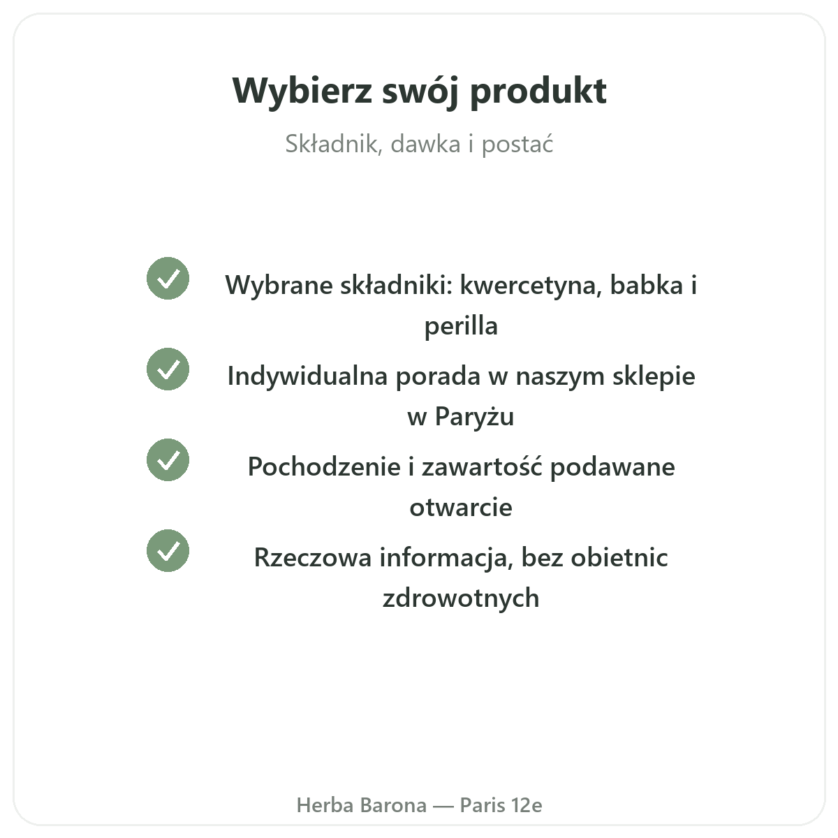 Suplementy na alergie - kluczowe składniki do wyboru, Herba Barona