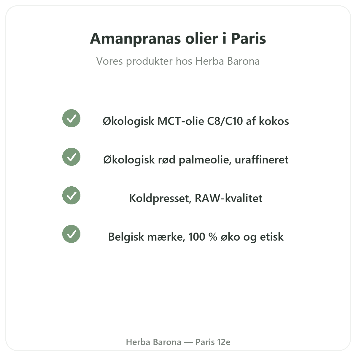 Amanprana-sortimentet i Paris hos Herba Barona Paris 12