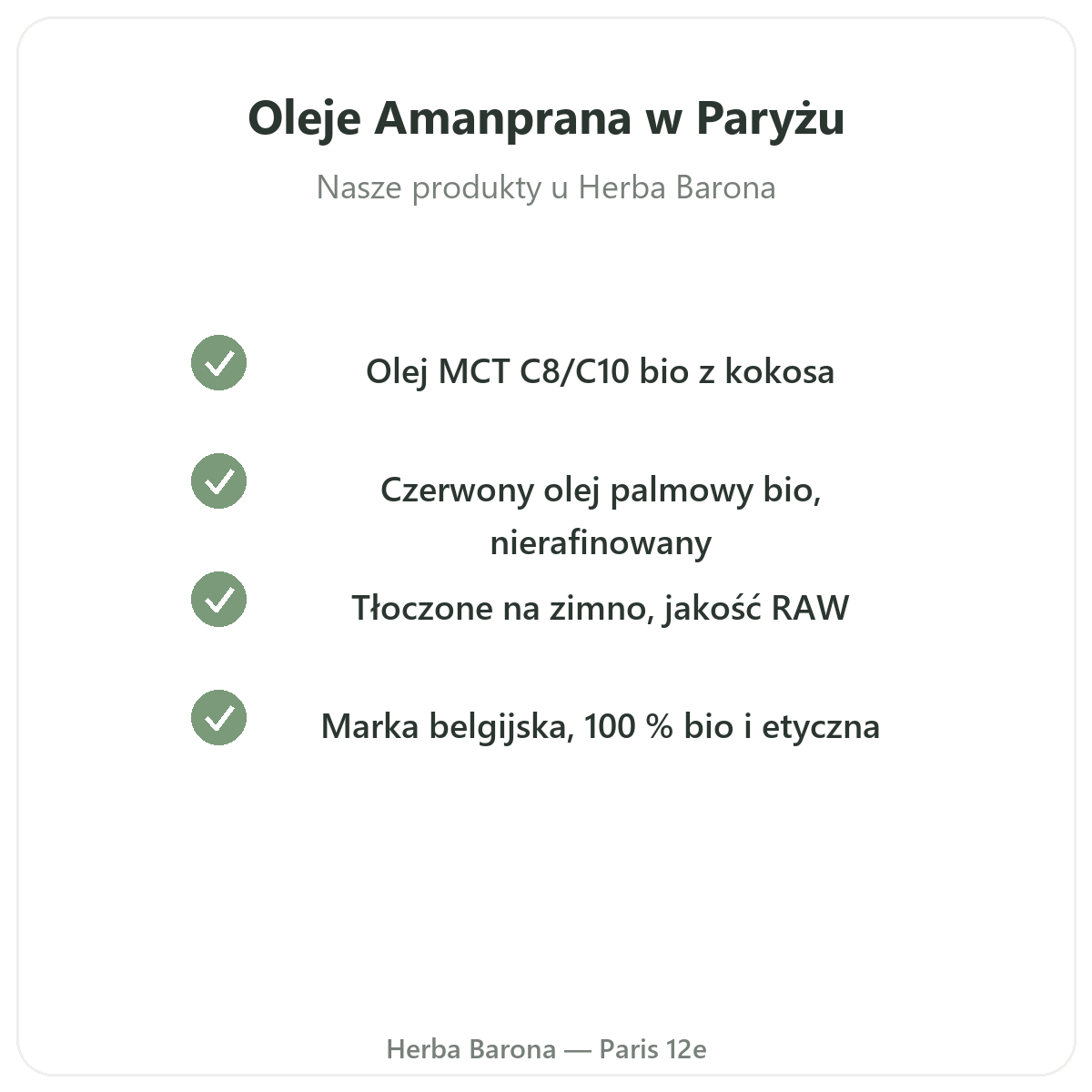 Gama Amanprana w Herba Barona - dostępna także w Polsce