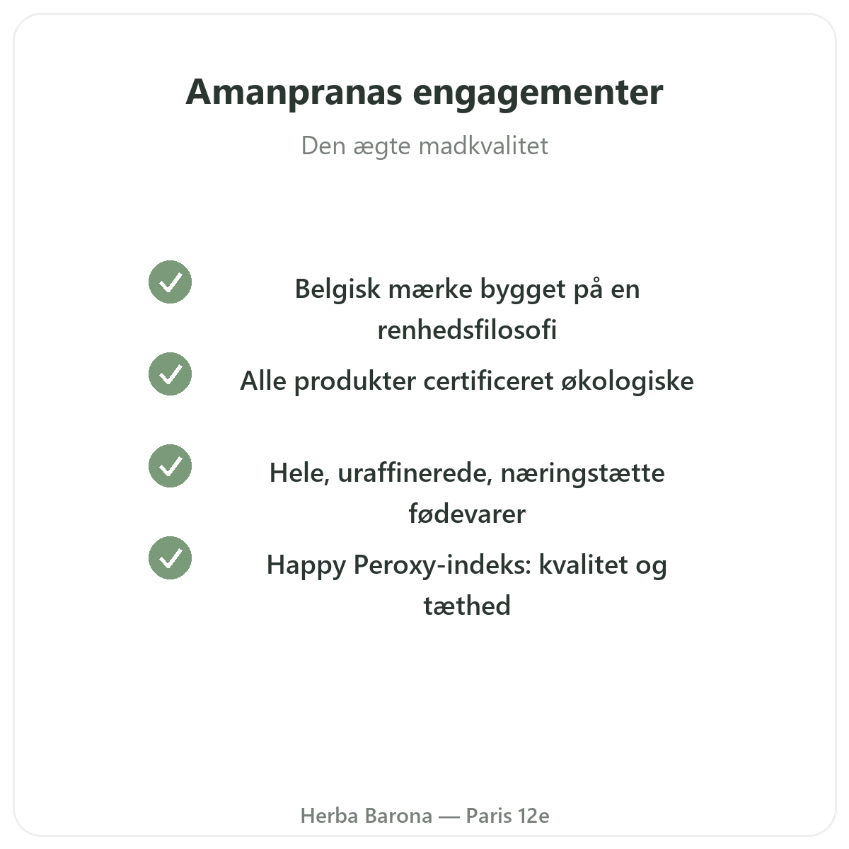 Amanprana Paris - kvalitetsløfter hos Herba Barona Paris 12
