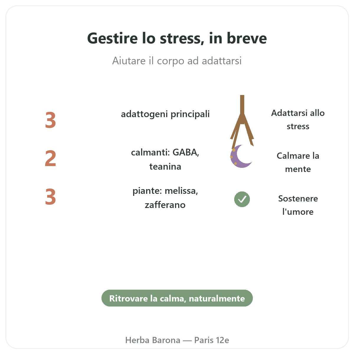 Antistress Parigi in breve - dati chiave da Herba Barona Parigi 12e