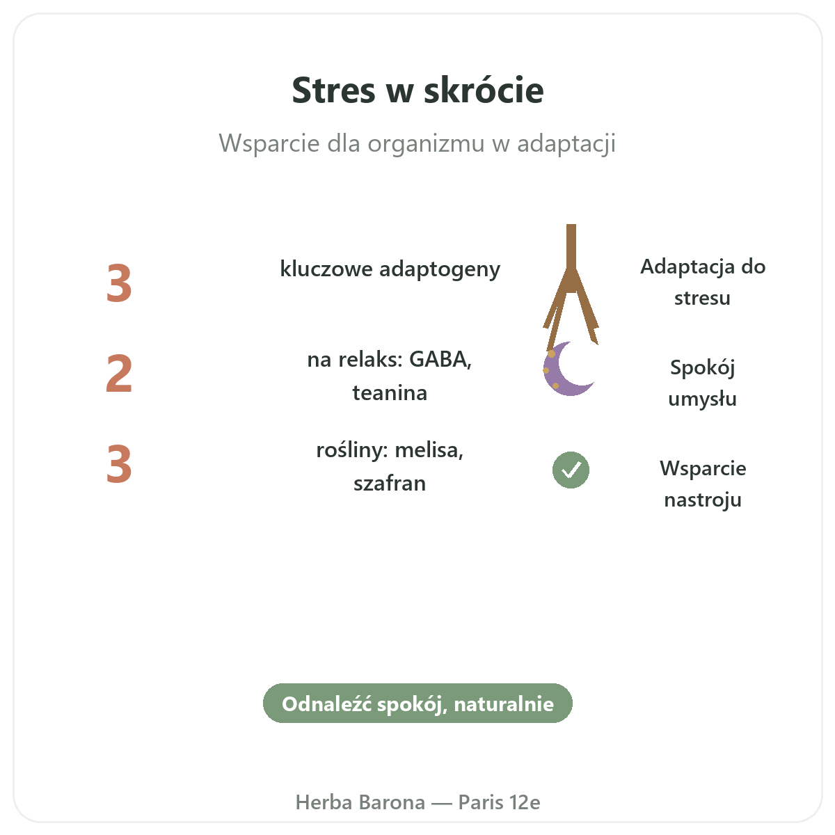 Antystres w Paryżu w skrócie - kluczowe liczby u Herba Barona Paryż 12