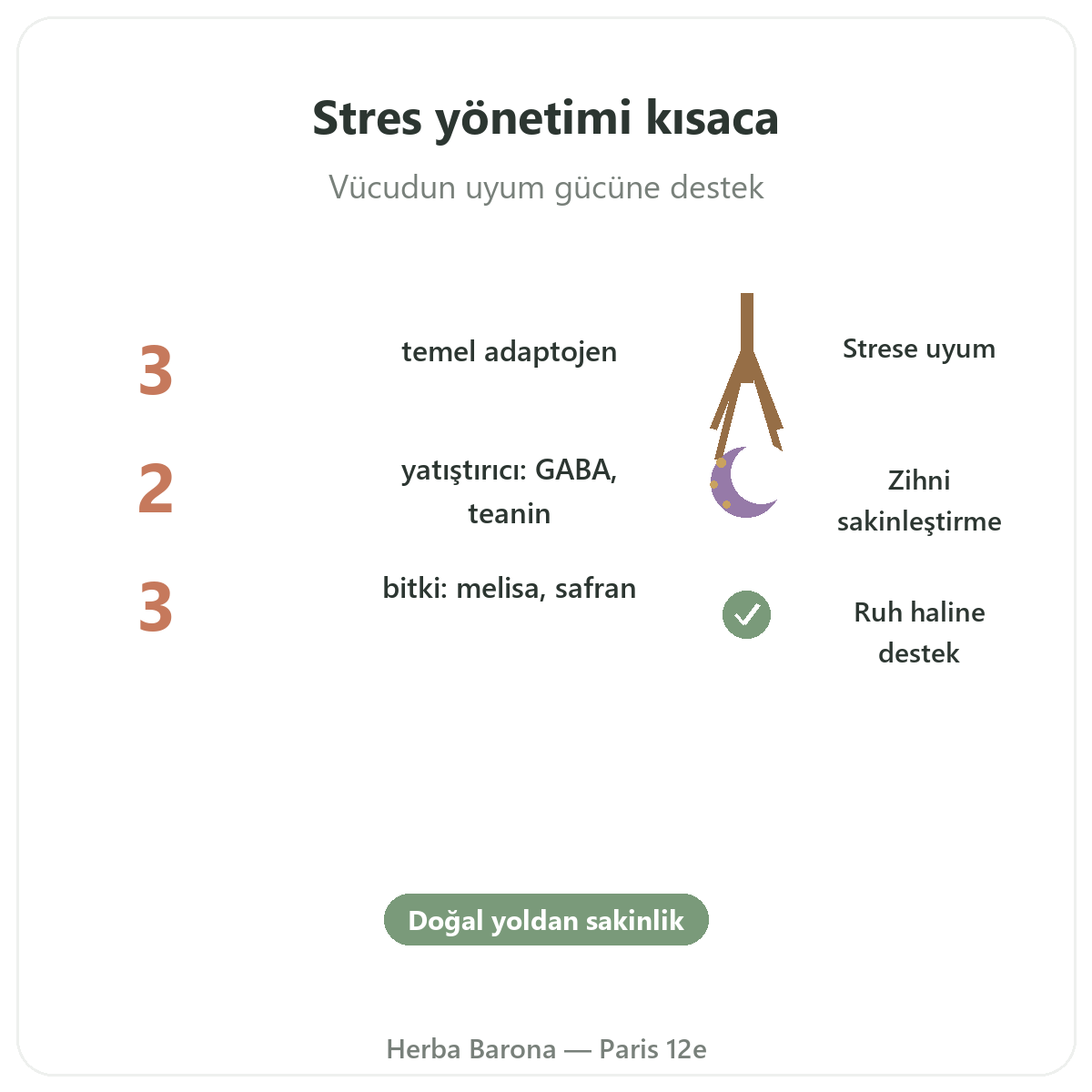Anti-stres özet - Herba Barona Paris 12. bölge önemli rakamlar