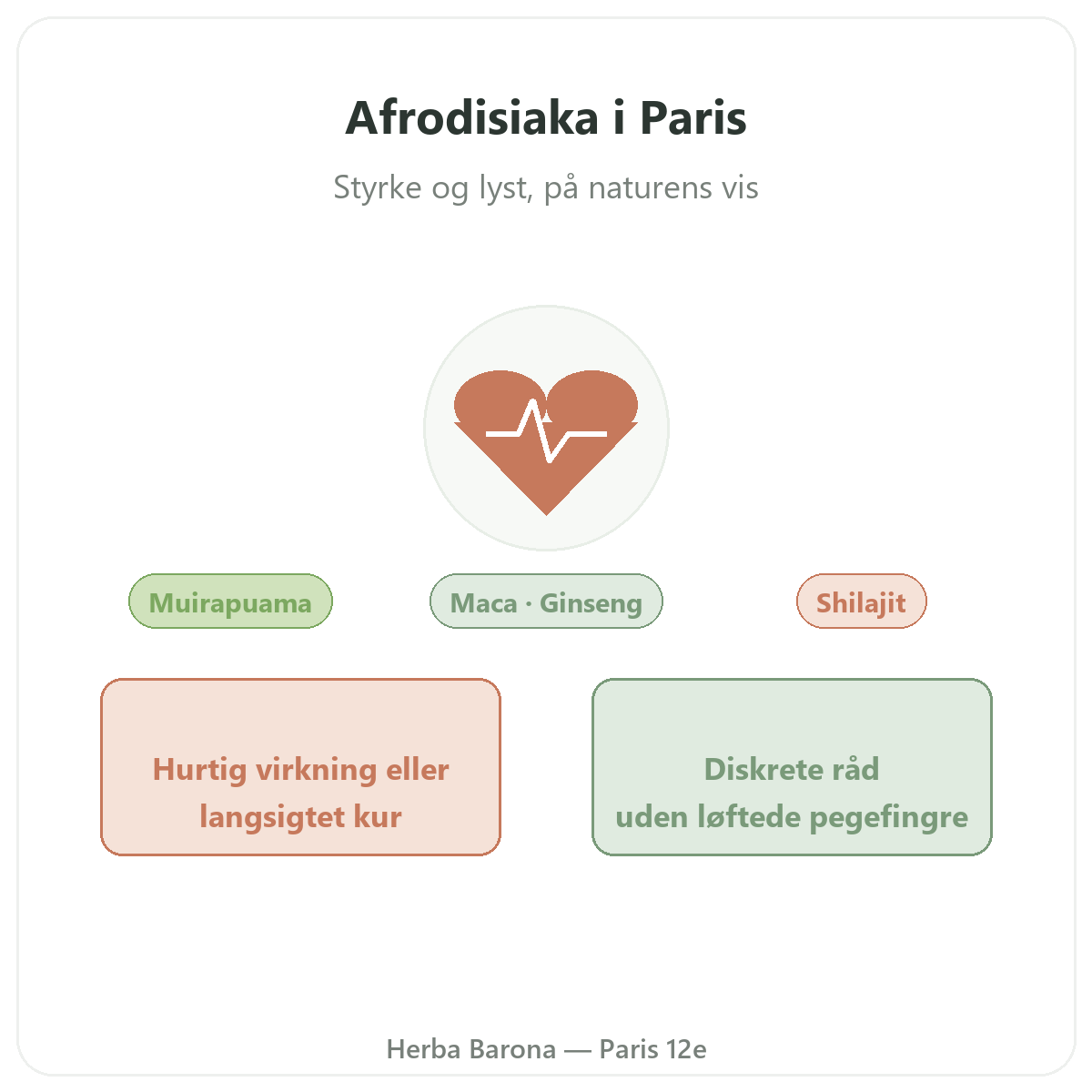 Naturlige afrodisiaka i Paris — præsentation — Herba Barona Paris 12