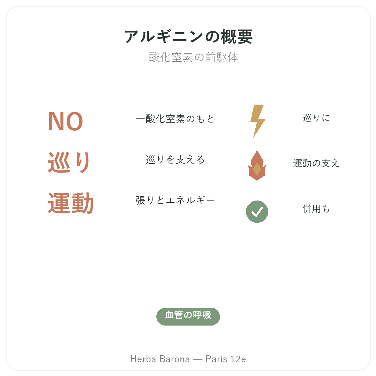 アルギニン パリ パリ 早わかり - Herba Baronaの主要データ パリ12区