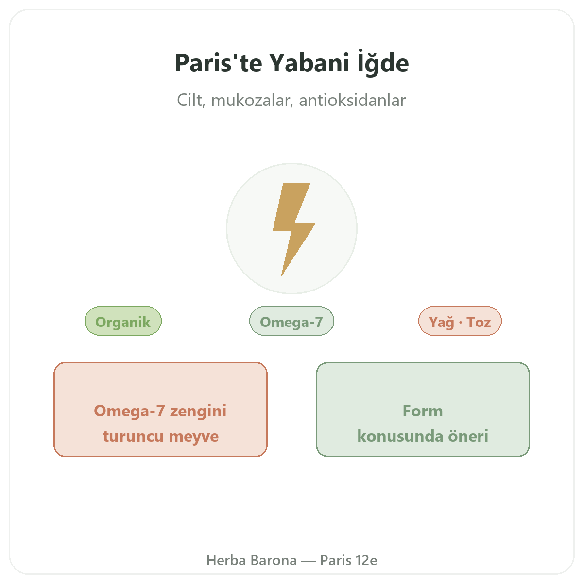 Deniz iğdesi omega-7 Paris - Herba Barona’daki marka tanıtımı, Paris 12. bölge