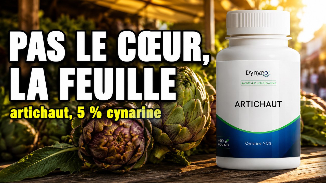 Vidéo artichaut Dynveo 5 % cynarine 60 gélules Paris Herba Barona