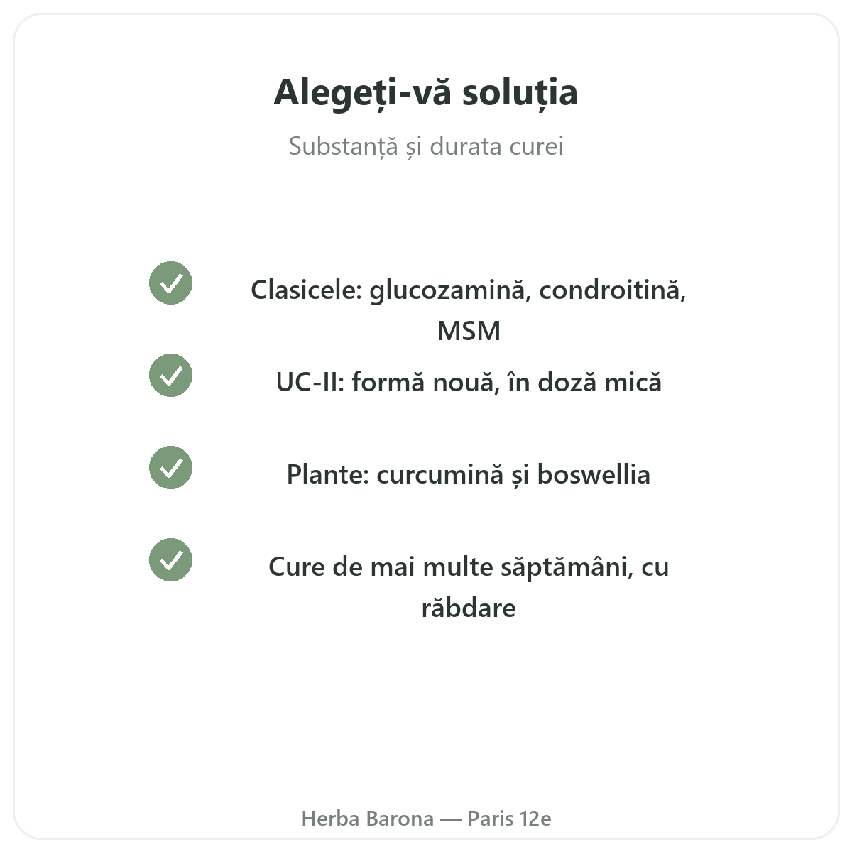 Articulații Paris - angajamente de calitate la Herba Barona Paris, arondismentul 12