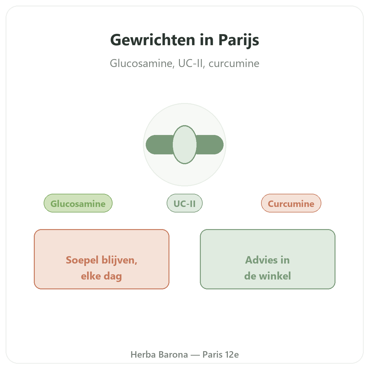Gewrichten Parijs - voorstelling van het merk bij Herba Barona Parijs 12e
