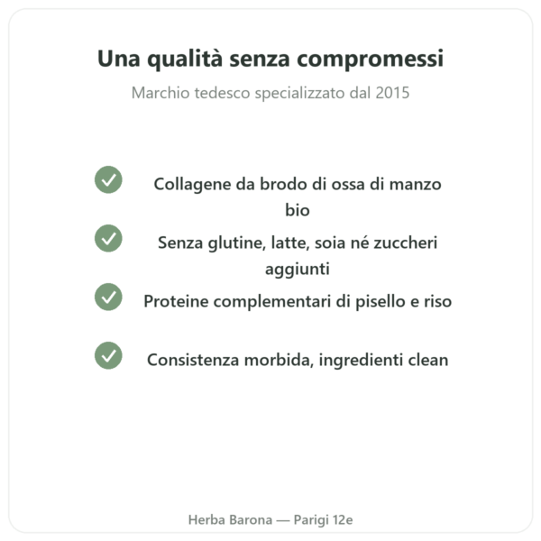 Barretta di collagene brownie – Jarmino qualità Paris Herba Barona