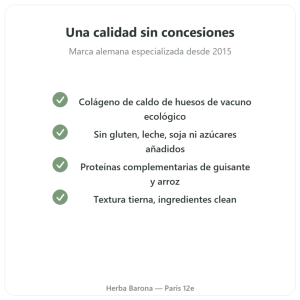 Barrita de Colágeno Sabor Matcha – Jarmino calidad Paris Herba Barona