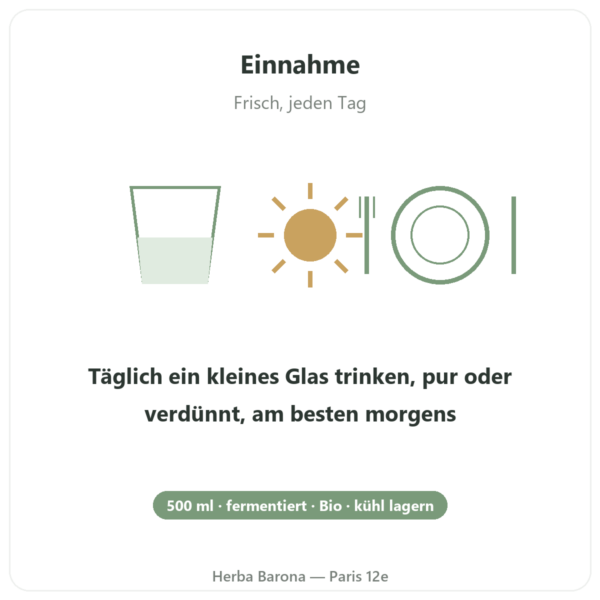 Bio-Tonikum Multi-Impuls® – 500 ml – Jarmino Anwendung und Dosierung Paris Herba Barona