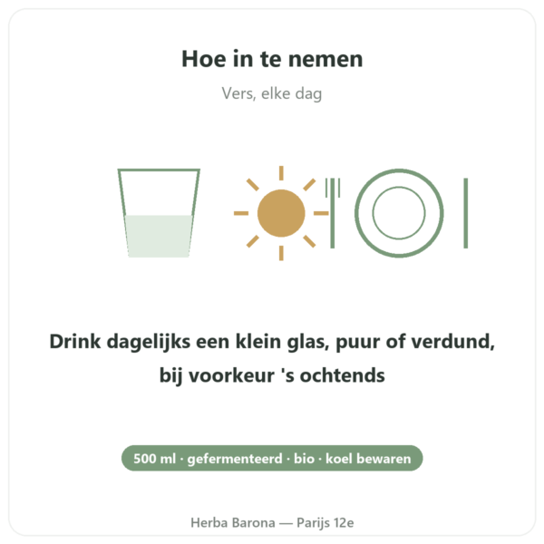 Biologische Tonic Multi-Impuls® (500ml) – Jarmino gebruiksaanwijzing en dosering Paris Herba Barona