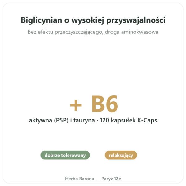Bisglicynian Magnezu – Novoma – 120 Kapsułek korzyści i najważniejsze fakty Paris Herba Barona