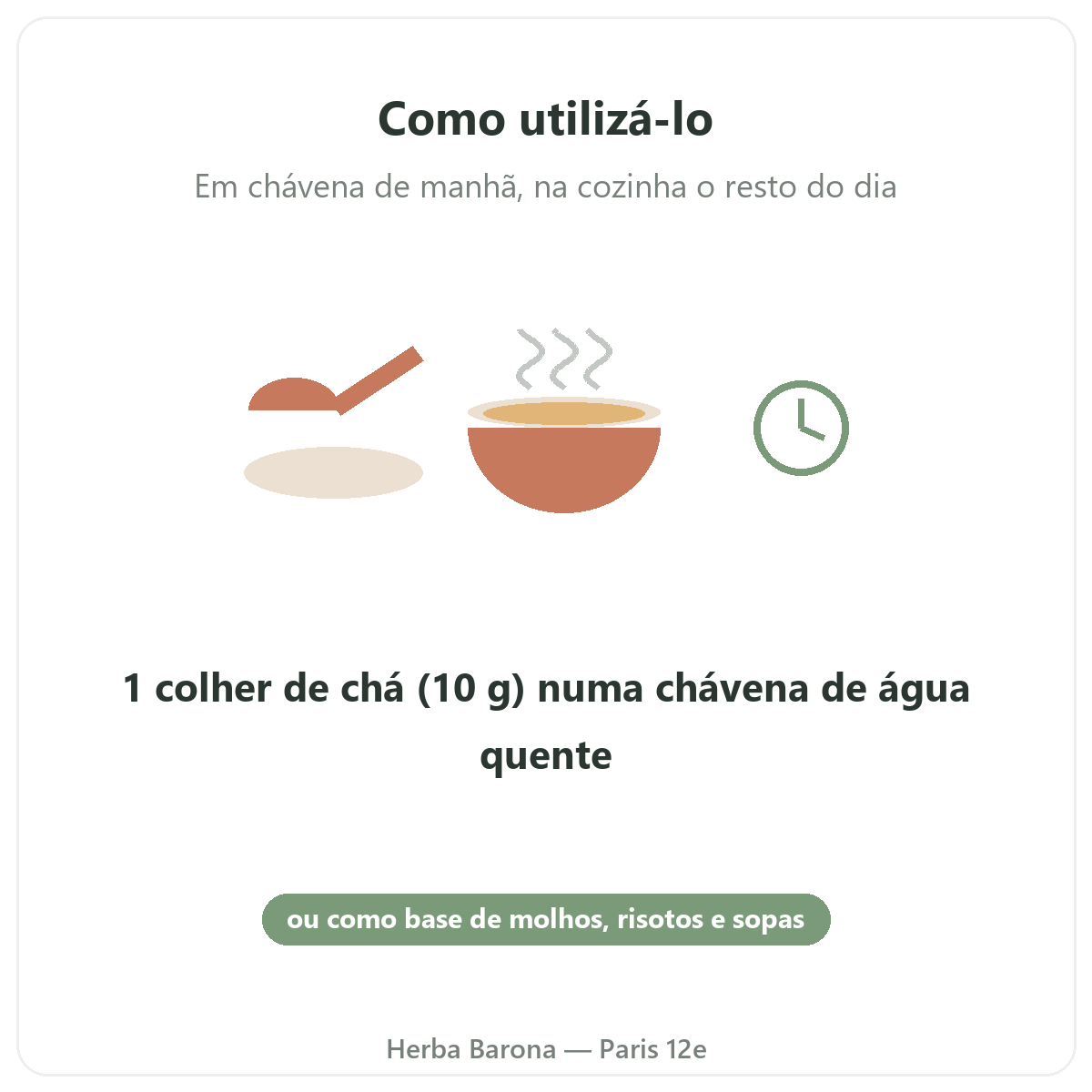 Comment utiliser le bouillon d'os — mode d'emploi Herba Barona Paris 12e
