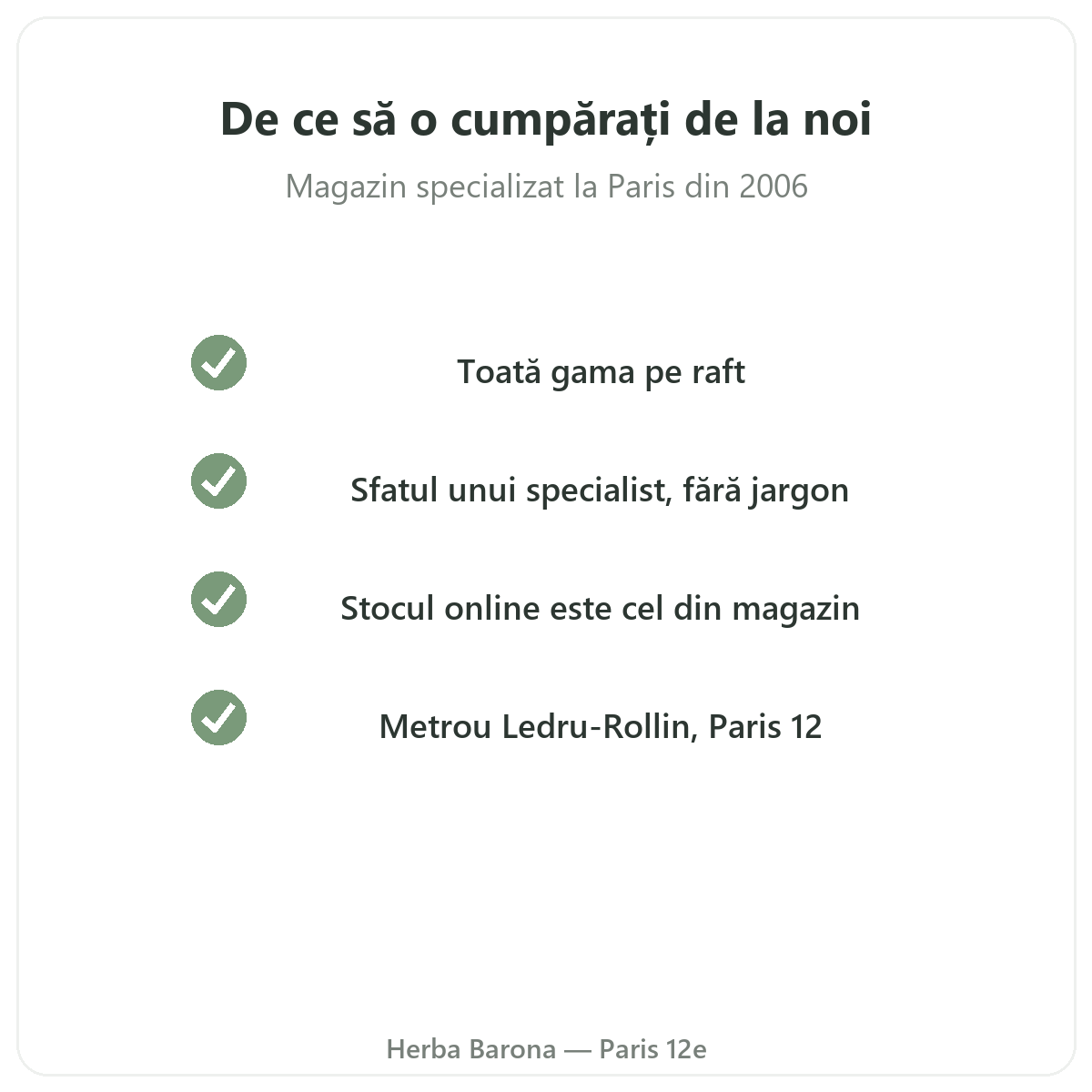 De ce să cumpărați supă de oase la Paris de la Herba Barona Paris 12e
