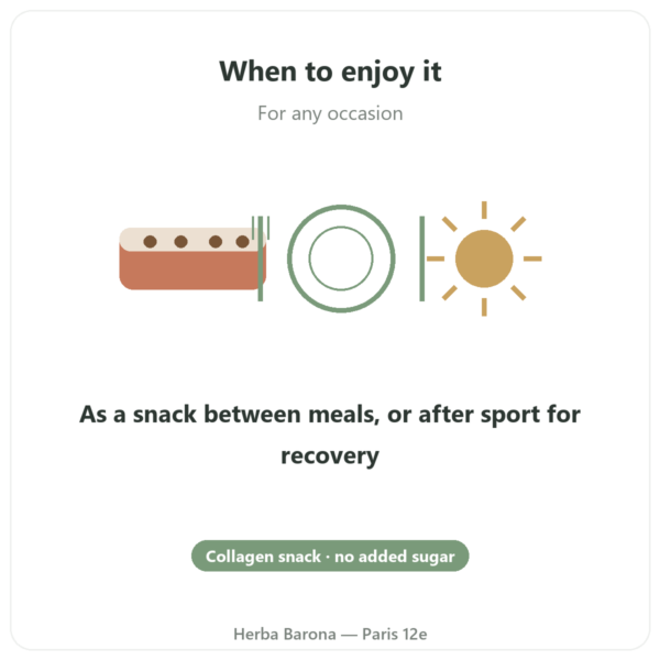 Brownie Collagen Bar - Jarmino directions and dosage Paris Herba Barona