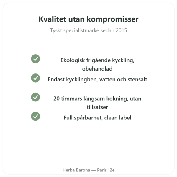 Buljongkoncentrat av kycklingben (410g) – Jarmino kvalitet Paris Herba Barona