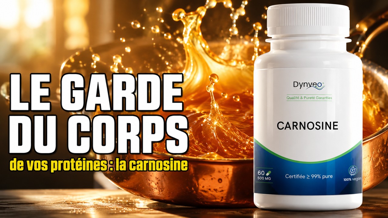 Vidéo carnosine 500 mg Dynveo 60 gélules Paris Herba Barona