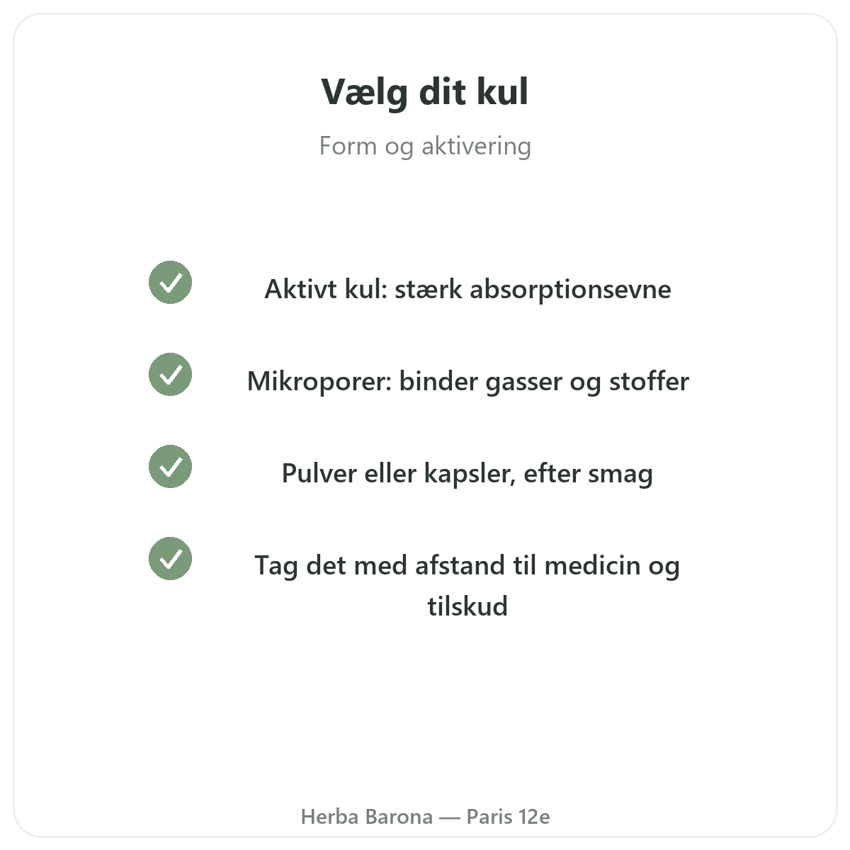 Vegetabilsk kul Paris Paris - kvalitetsløfter hos Herba Barona Paris 12