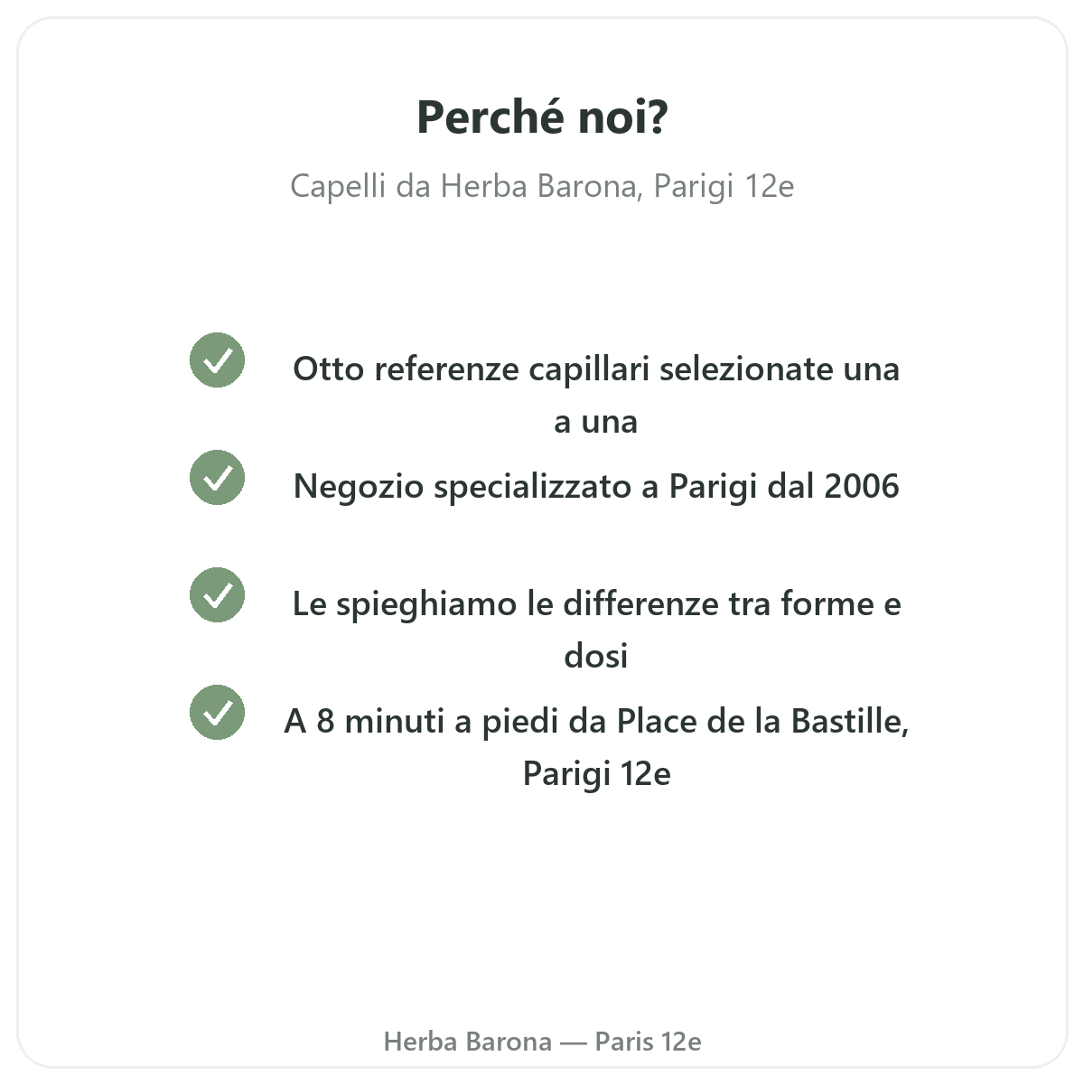 Pourquoi acheter Complements cheveux a Paris chez Herba Barona Paris 12e