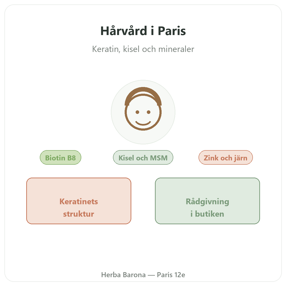 Hårtillskott i Paris – hos Herba Barona Paris 12e