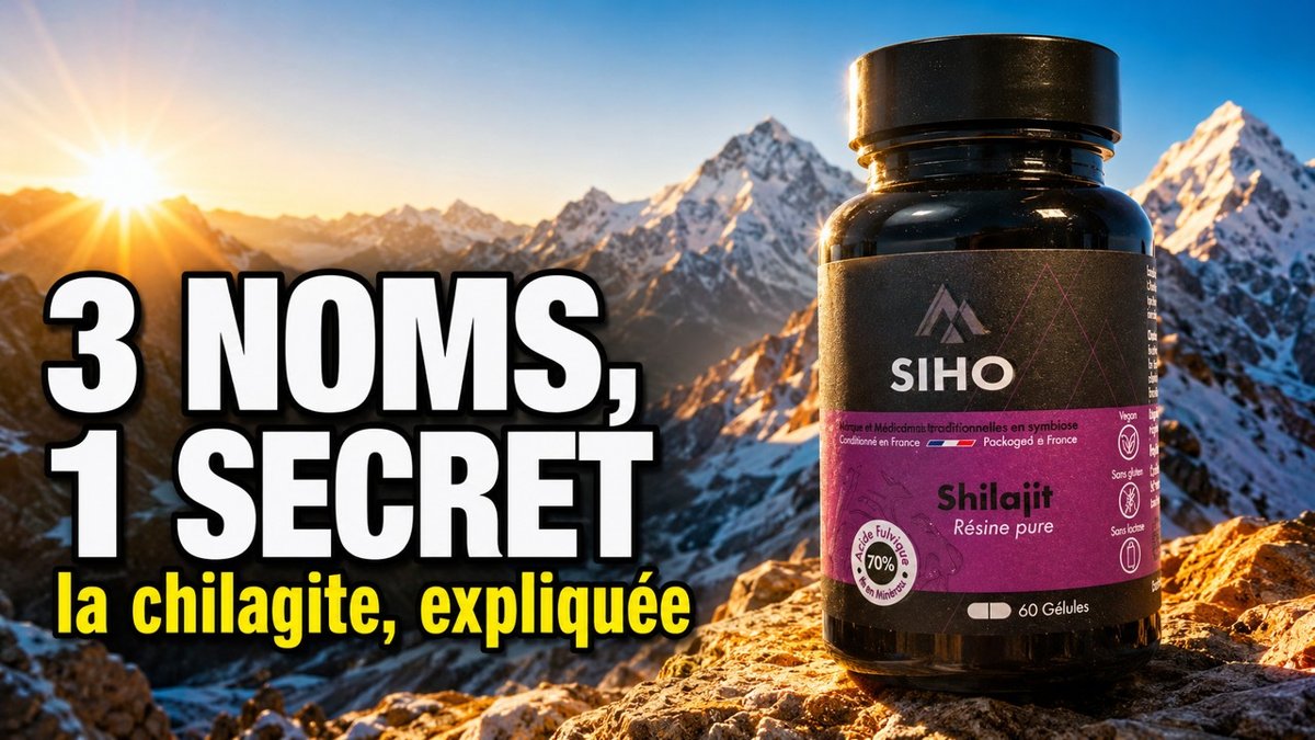 Vidéo chilagite SIHO gélules Paris Herba Barona