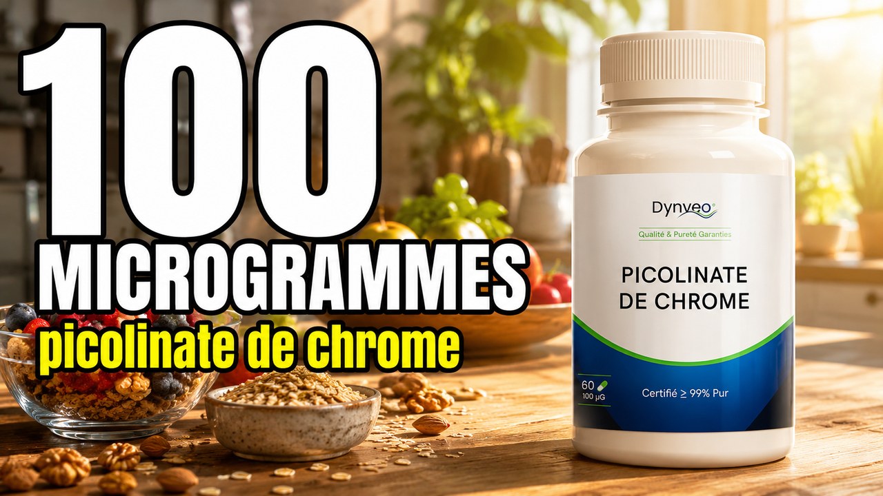 Vidéo Picolinate de Chrome 100µg – 60 gélules – Dynveo Paris Herba Barona