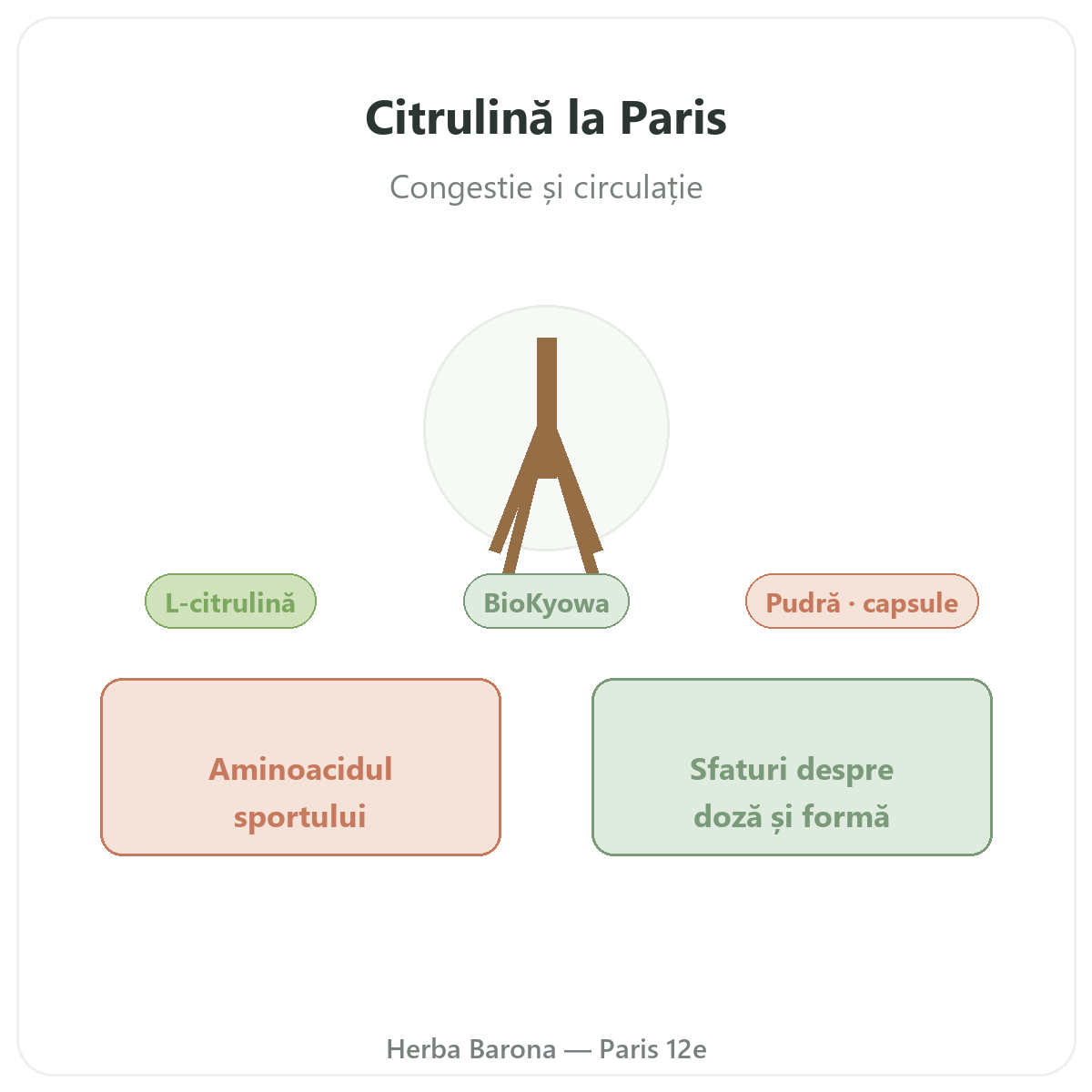 Citrulină Paris - prezentarea mărcii la Herba Barona Paris, arondismentul 12