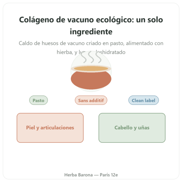 Colágeno Bovino de Vacuno Bio en Polvo – Jarmino presentación Paris Herba Barona