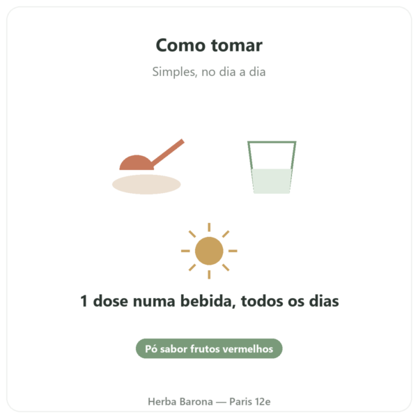Colágeno Marinho em Pó sabor Frutos Vermelhos Novoma qualidade Paris Herba Barona