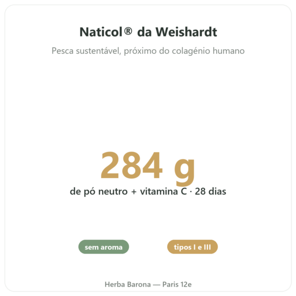 Colágeno Marinho não aromatizado Novoma benefícios e dados principais Paris Herba Barona