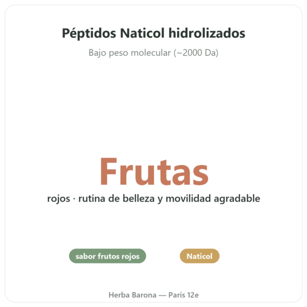 Colágeno Marino en Polvo sabor frutos rojos – Novoma beneficios y datos clave Paris Herba Barona