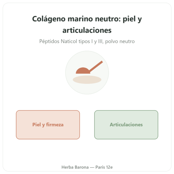 Colágeno Marino sin aromatizar – Novoma presentación Paris Herba Barona
