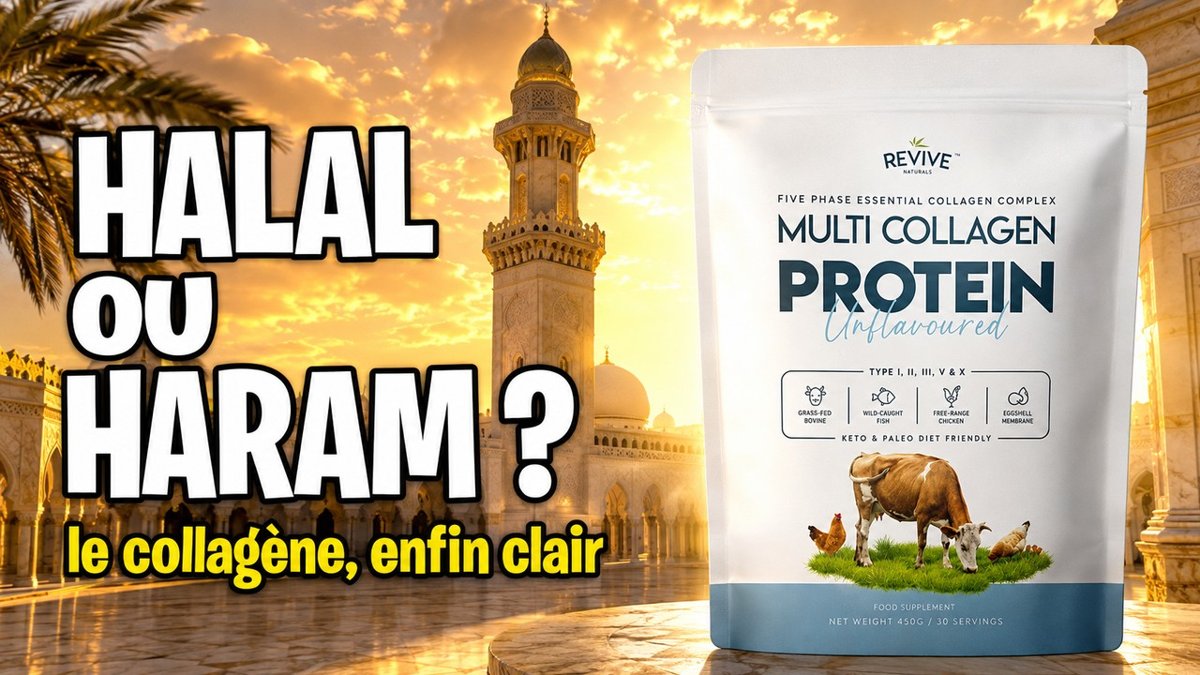 Vidéo collagène halal multi-types Paris Herba Barona