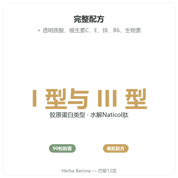 海洋胶原蛋白 – Novoma – 90 粒胶囊 功效与数据 Paris Herba Barona