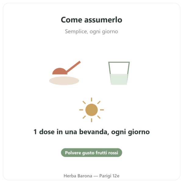 Collagene Marino in Polvere gusto frutti rossi – Novoma qualità Paris Herba Barona