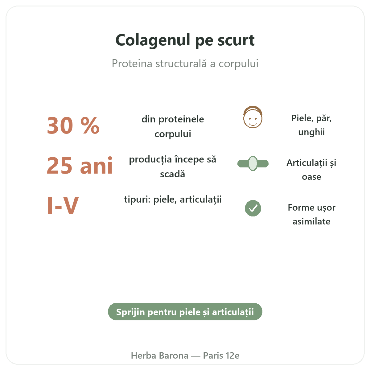 Colagen Paris pe scurt - cifre cheie la Herba Barona Paris, arondismentul 12