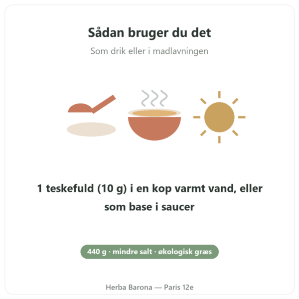 Oksebenbouillon koncentrat med mindre salt 440 g – Jarmino anvendelse Paris Herba Barona