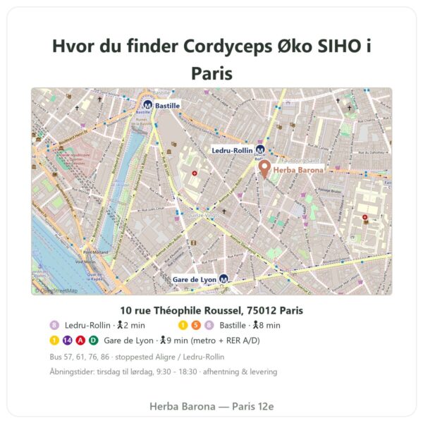 Cordyceps Oko SIHO 60 ou-trouver Paris Herba Barona